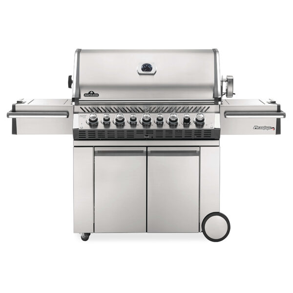 Prestige® PRO 665 Natural Gas Grill with Infrared Rear and Side Burners, Stainless Steel