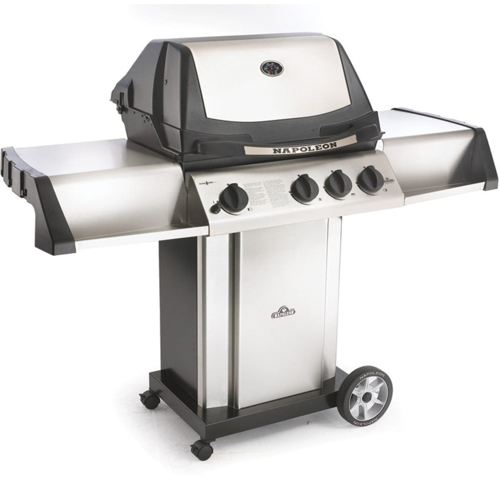 Ultra Chef 405 Propane Gas Grill with Rear Burner, Stainless Steel