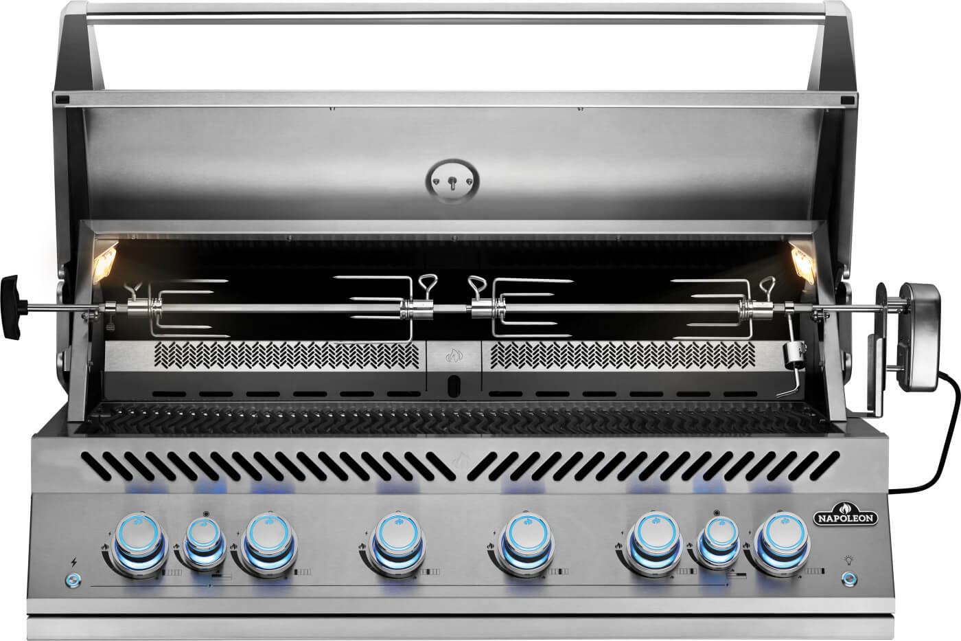 Built-In 700 Series 44" with Dual Infrared Rear Burners, Propane, Stainless Steel