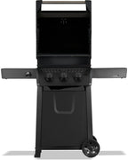 Rebel 3 Propane Gas Grill, Matte Black