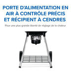 PRO22 Charcoal Kettle Grill, Black