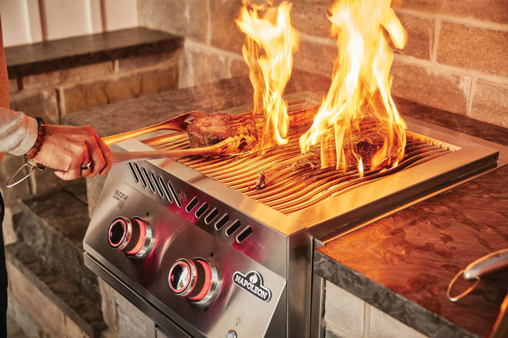 Built-In 700 Series 18" Dual Infrared Burner Natural Gas, Stainless Steel