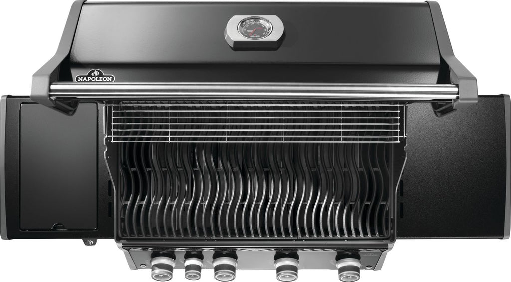 Rogue® PRO 525 Propane Gas Grill with Infrared Side Burner, Black