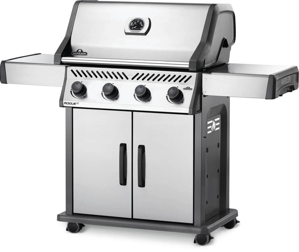 Rogue® XT 525 Natural Gas Grill with Bonus Smoker Box, Stainless Steel