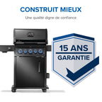 Phantom Rogue® PRO-S 425 Natural Gas Grill with Infrared Side and Rear Burners, Matte Black