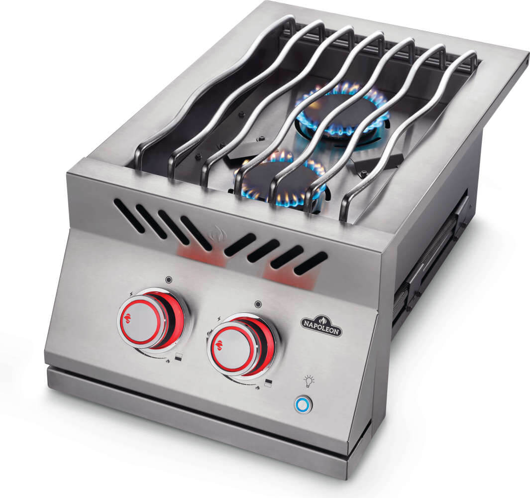 Built-in 700 Series 12" Inline Dual Range Burner Propane, Stainless Steel