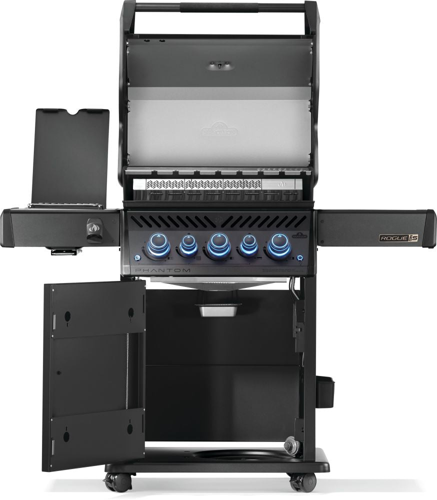 Phantom Rogue® PRO-S 425 Natural Gas Grill with Infrared Side and Rear Burners, Matte Black
