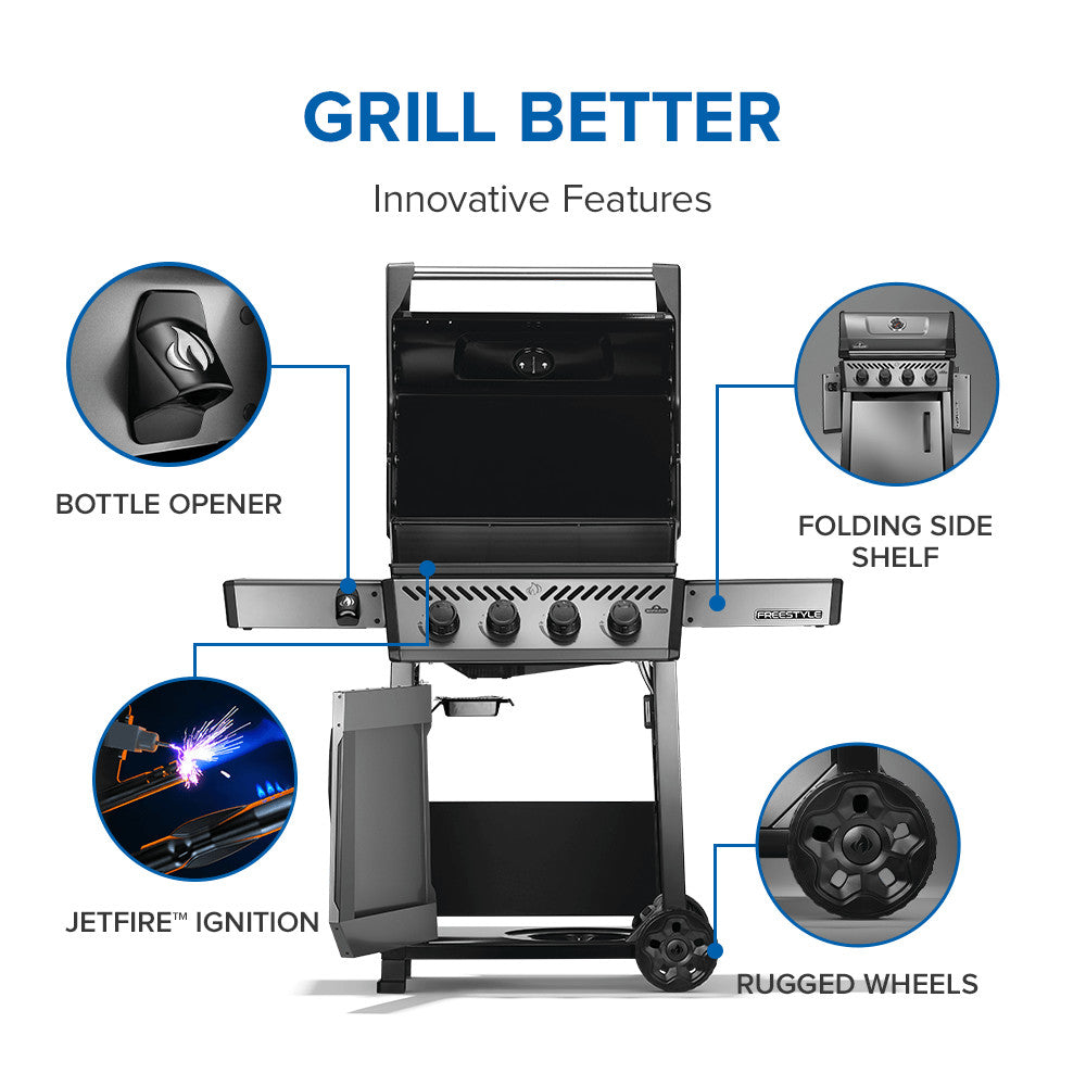 Freestyle™ 425 Natural Gas Grill, Graphite Grey