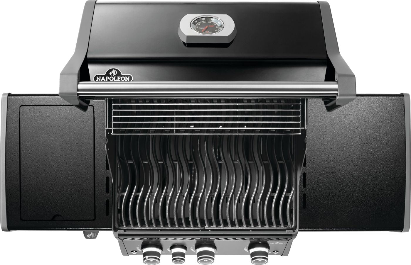 Rogue® PRO 425 Natural Gas Grill with Infrared Side Burner, Black