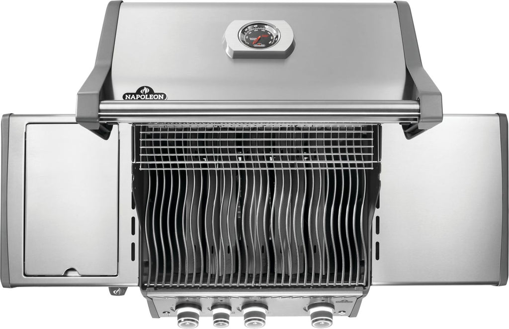 Rogue® PRO 425 Propane Gas Grill with Infrared Side Burner, Stainless Steel