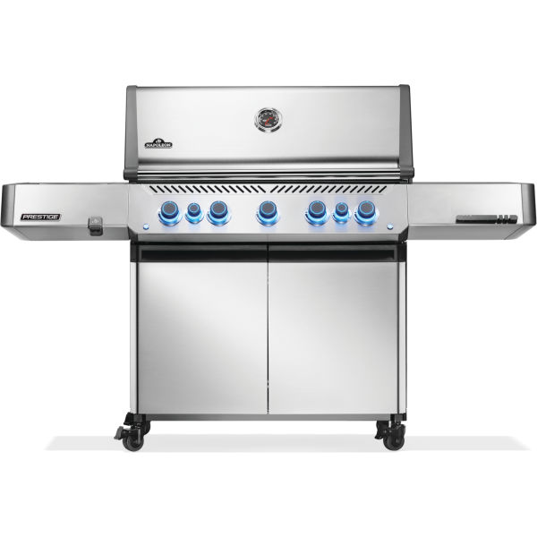 Prestige® 665 Natural Gas Grill with Infrared Side and Rear Burner, Stainless Steel