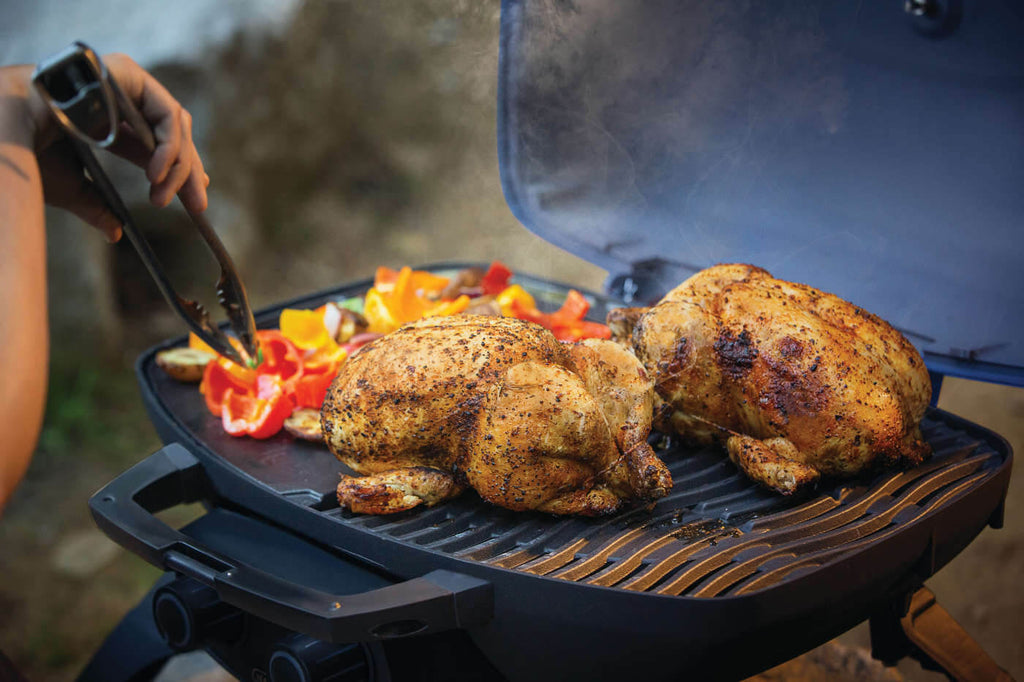 TravelQ™ 285 Portable Propane Gas Grill, Blue