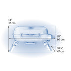 TravelQ™ 240 Portable Propane Gas Grill, Blue