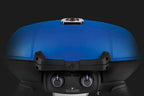 TravelQ™ 285X Portable Propane Gas Grill with Scissor Cart, Blue