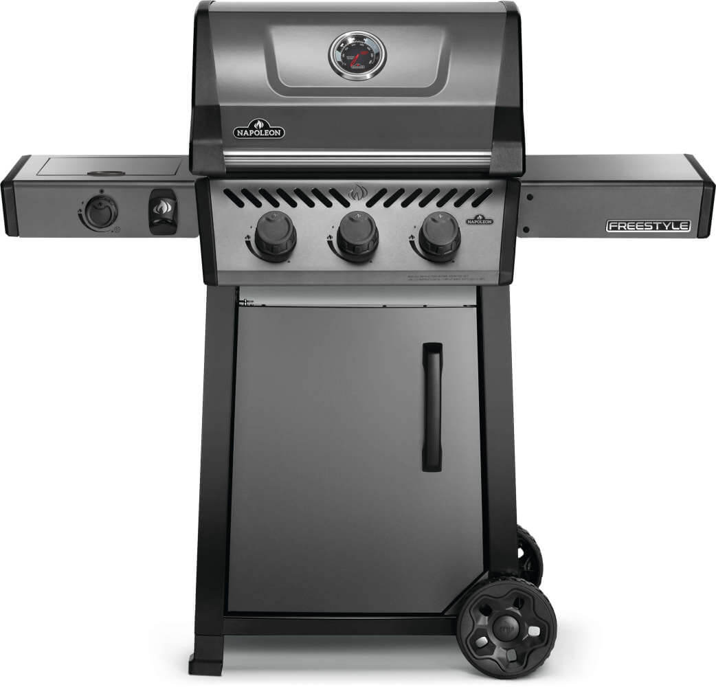 Freestyle™ 365 Propane Gas Grill with Range Side Burner, Graphite Grey