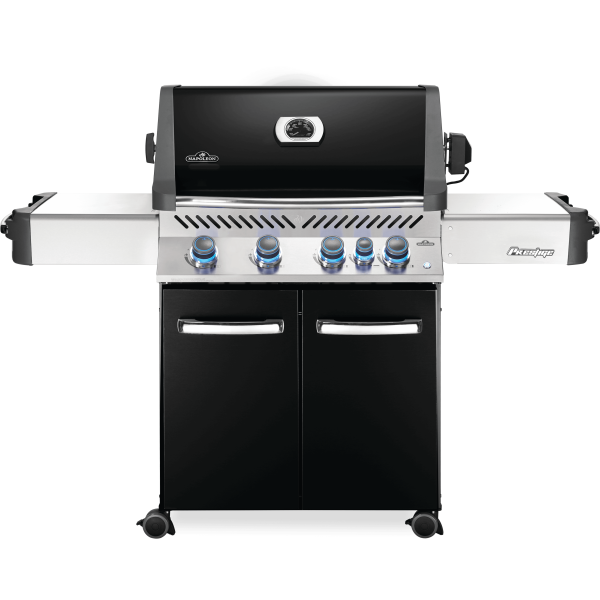 Prestige® 500 Natural Gas Grill with Infrared Rear Burner, Black