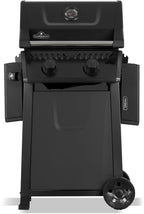 REBEL 2-BURNER MATTE BLACK NAT