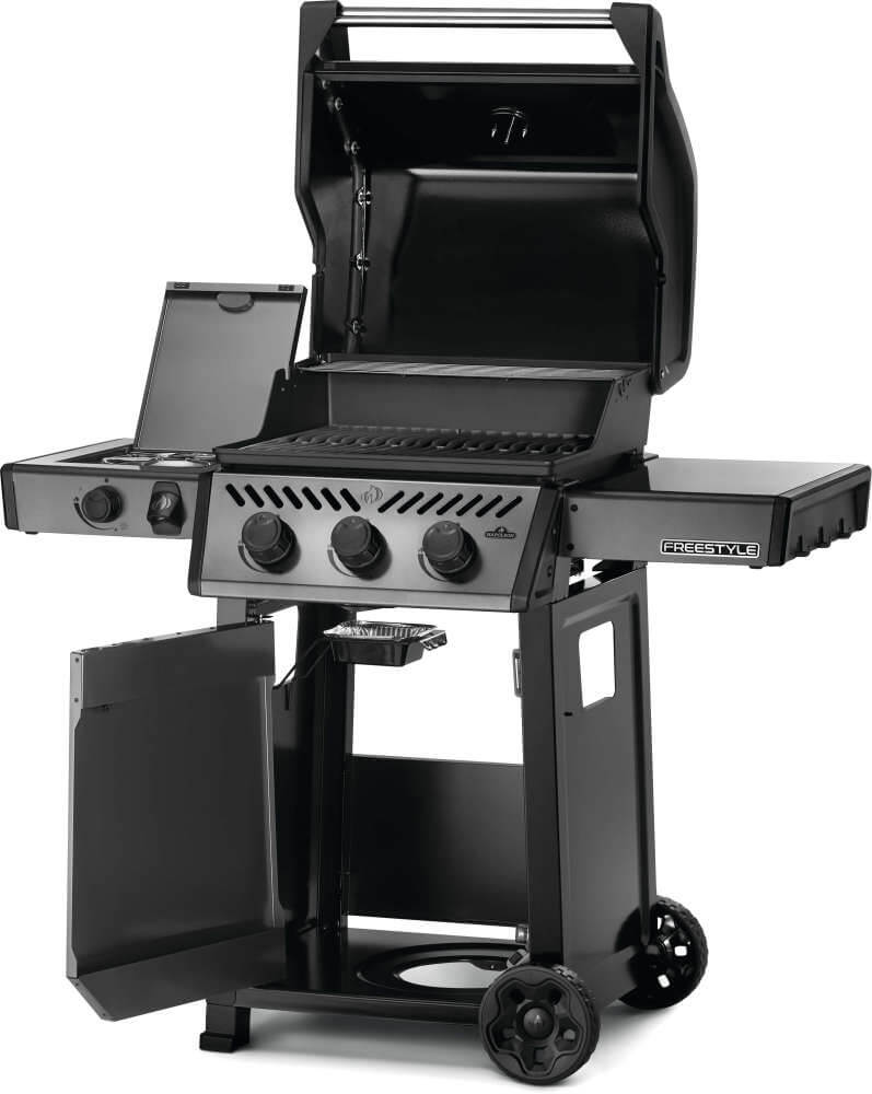 Freestyle™ 365 Propane Gas Grill with Range Side Burner, Graphite Grey