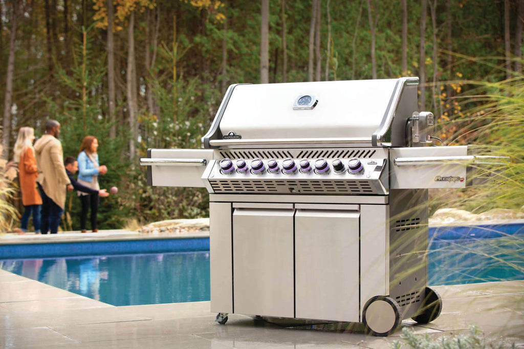 Prestige® PRO 665 Propane Gas Grill with Infrared Rear and Side Burners, Stainless Steel
