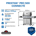 Prestige® PRO 500 Propane Gas Grill with Smart Technology