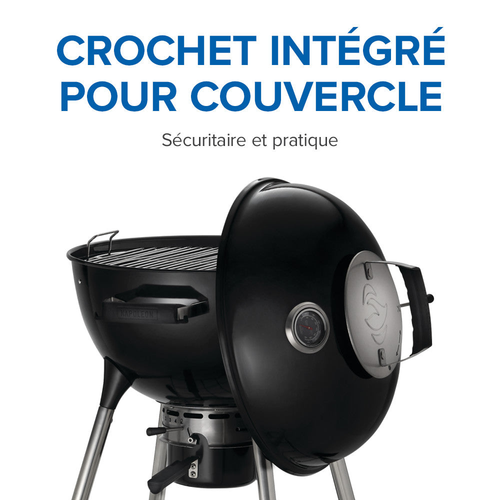 NK18 Charcoal Kettle Grill, Black