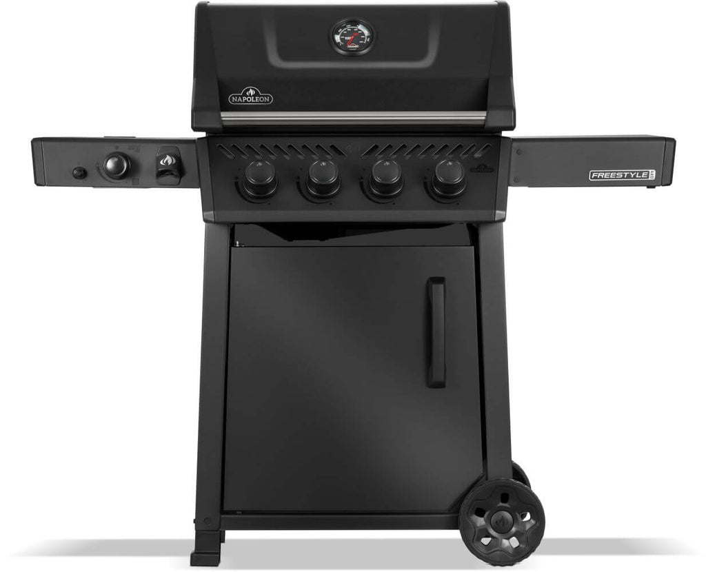 Freestyle™ PRO 425 Propane Gas Grill with Infrared Side Burner, Matte Black