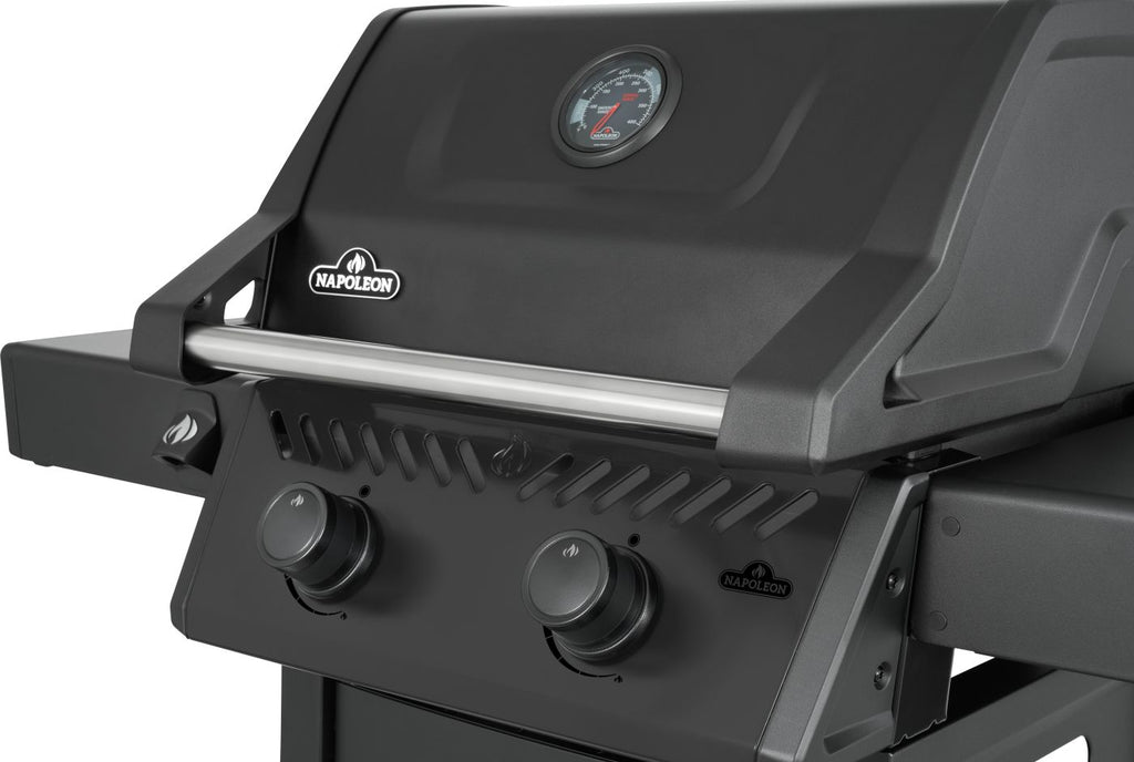 REBEL 2-BURNER MATTE BLACK NAT