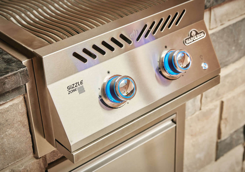 Built-In 700 Series 18" Dual Infrared Burner Natural Gas, Stainless Steel