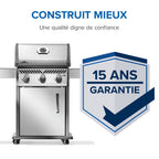 Rogue® 425 Propane Gas Grill, Stainless Steel