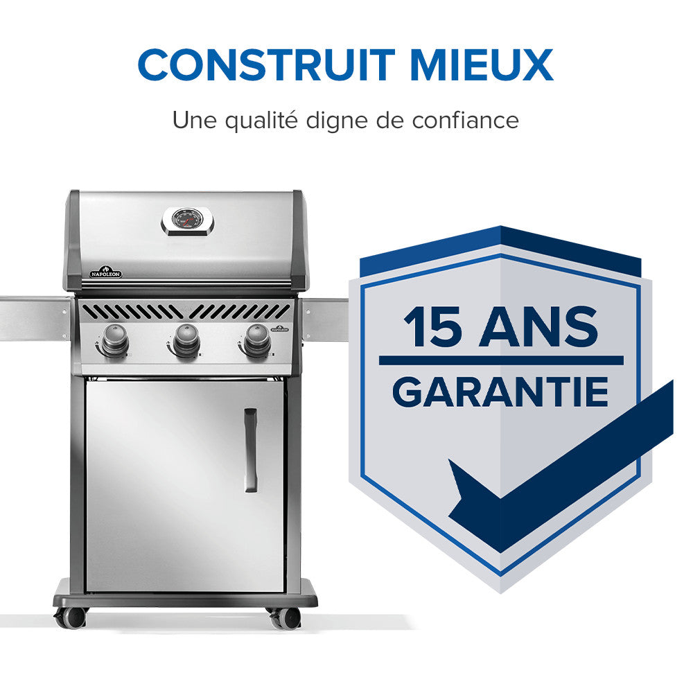 Rogue® 425 Propane Gas Grill, Stainless Steel