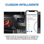 Phantom Prestige® 500 Connected, Propane Gas Grill with Infrared Side and Rear Burner, Matte Black