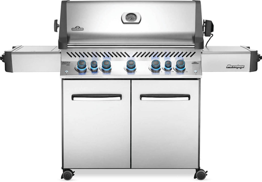 Prestige® 665 Propane Gas Grill with Infrared Side and Rear Burners, Stainless Steel