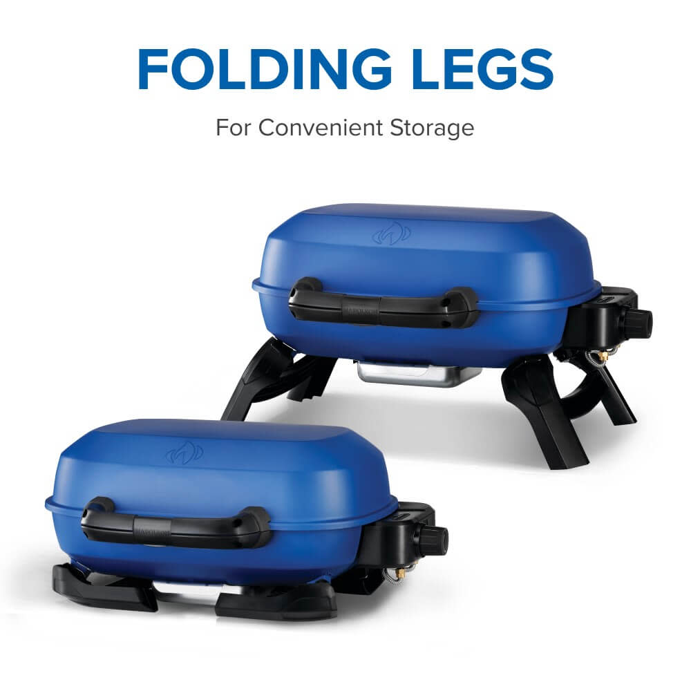 TravelQ™ 240 Portable Propane Gas Grill, Blue