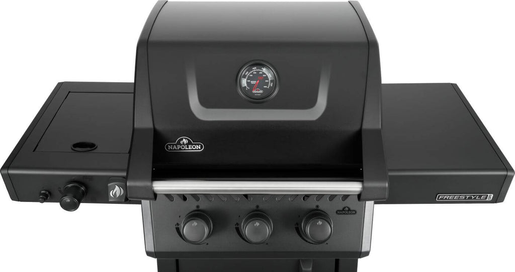 Freestyle™ PRO 365 Propane Gas Grill with Infrared Side Burner, Matte Black
