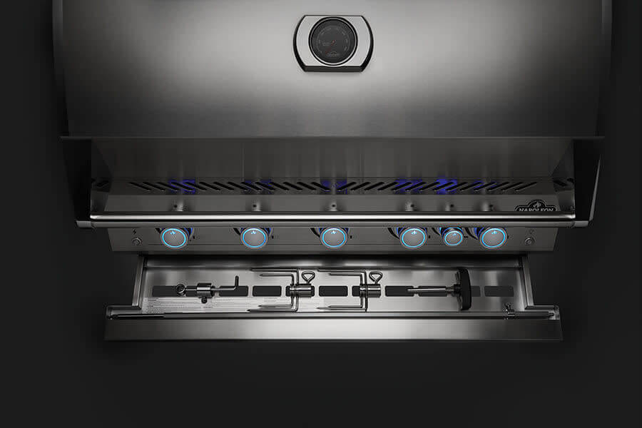 Built-In 700 Series 38" with Infrared Rear Burner Natural Gas, Stainless Steel
