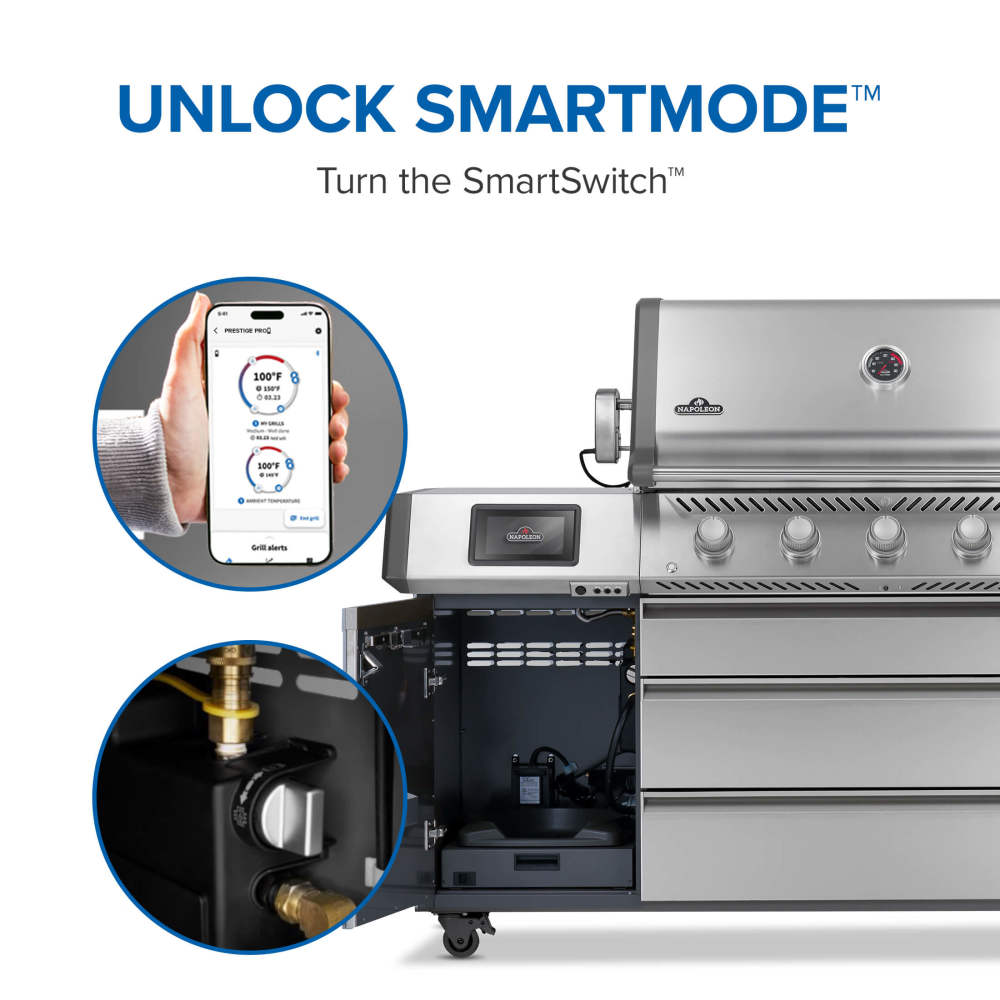 Prestige® PRO 665 Elite Natural Gas Grill with Smart Technology & Electric Smoker Box