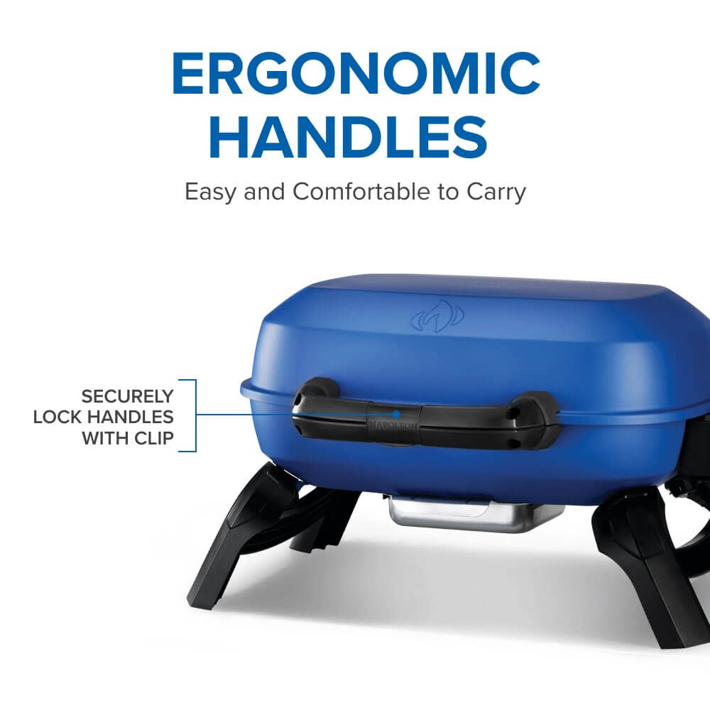 TravelQ™ 240 Portable Propane Gas Grill, Blue