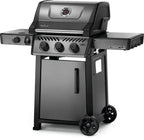 Freestyle™ 365 Propane Gas Grill with Range Side Burner, Graphite Grey