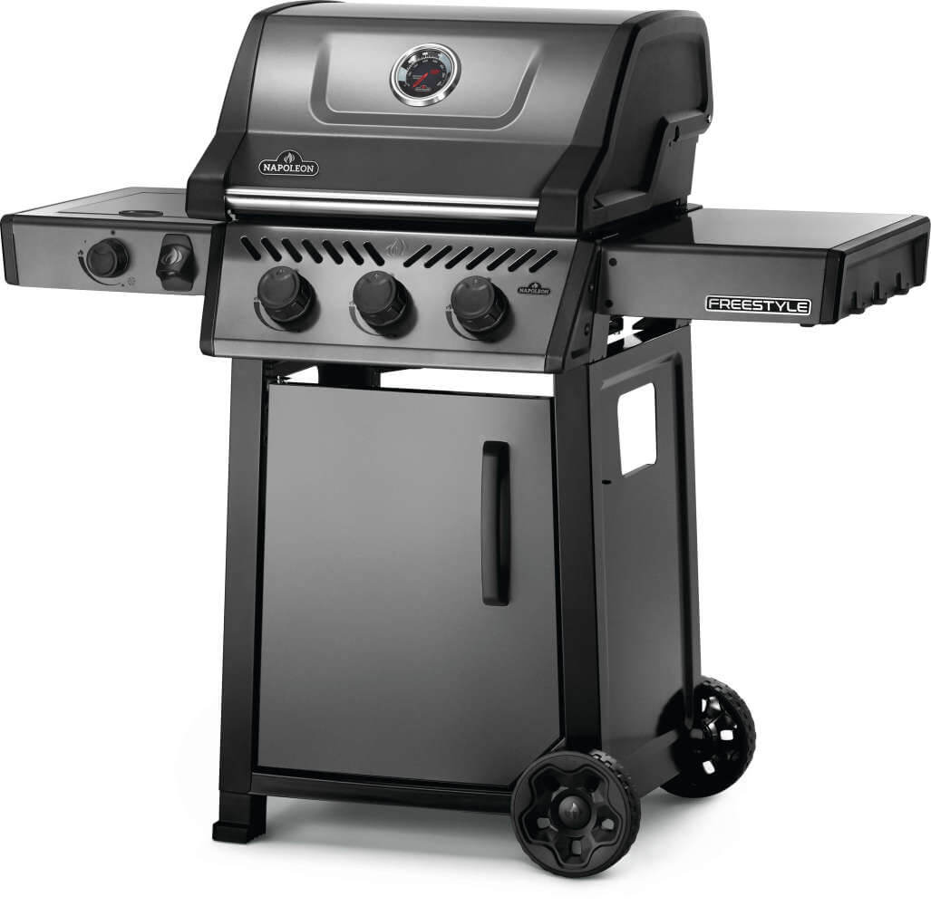 Freestyle™ 365 Propane Gas Grill with Range Side Burner, Graphite Grey