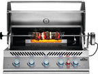 Built-In 700 Series 38" with Infrared Rear Burner Natural Gas, Stainless Steel