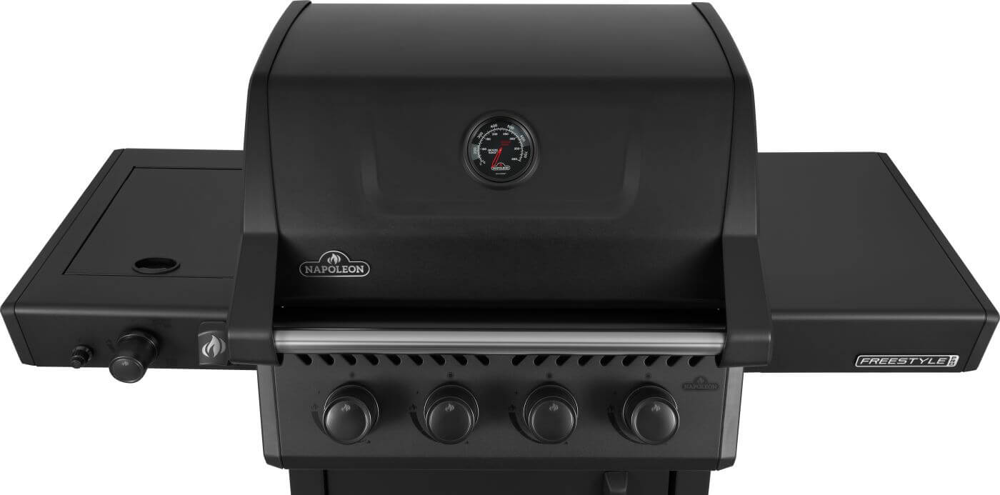 Freestyle™ PRO 425 Propane Gas Grill with Infrared Side Burner, Matte Black