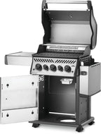 Rogue® SE 425 Propane Gas Grill with Infrared Rear and Side Burners, Stainless Steel