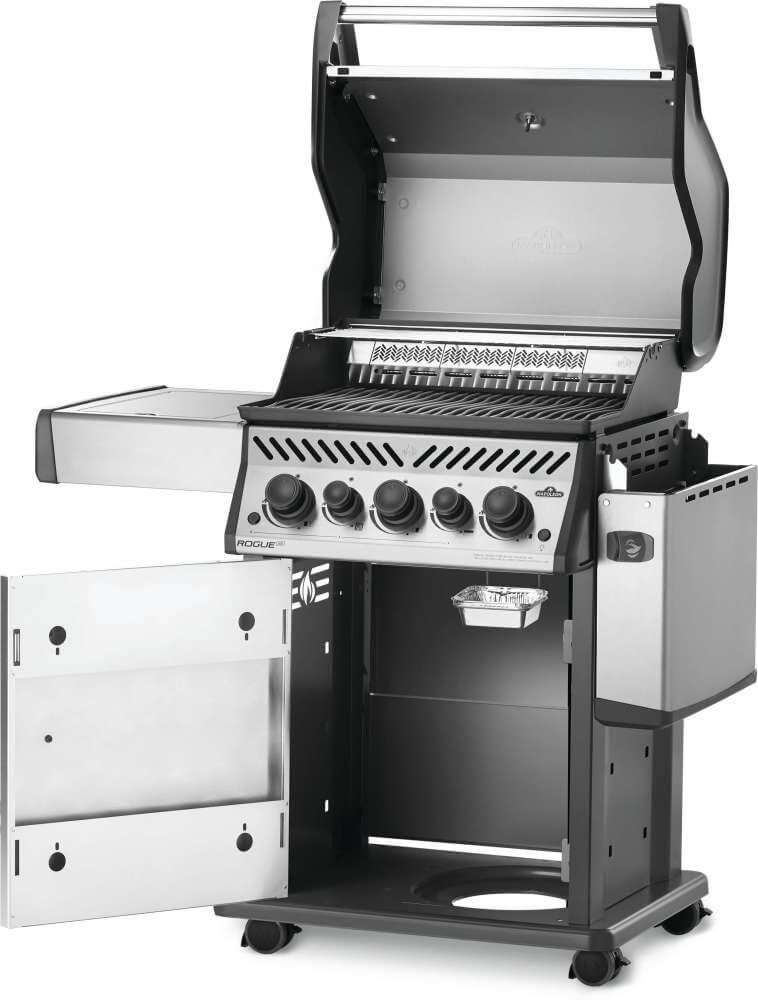 Rogue® SE 425 Propane Gas Grill with Infrared Rear and Side Burners, Stainless Steel