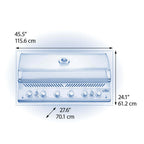 Built-In 700 Series 44" with Dual Infrared Rear Burners, Propane, Stainless Steel