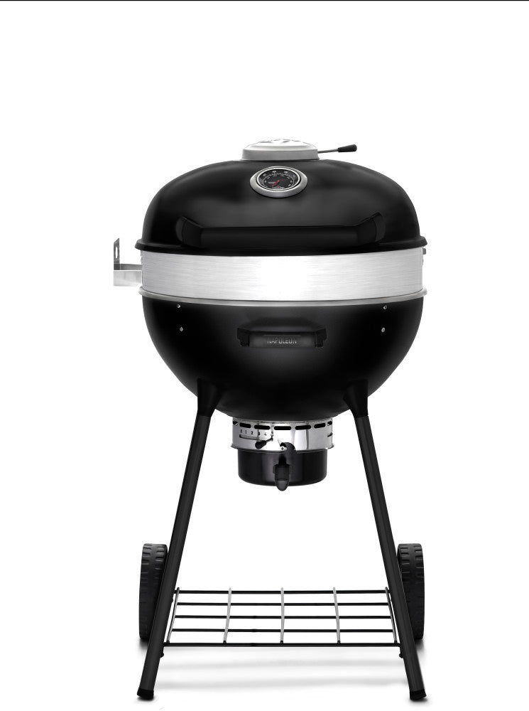 Rebel PRO 22 Charcoal Kettle Grill, Black