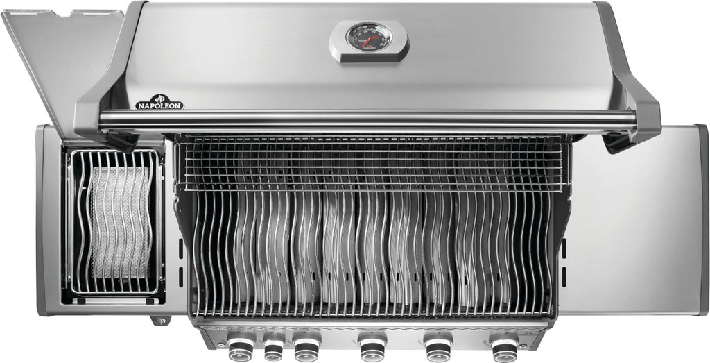 Rogue® PRO 625 Propane Gas Grill with Infrared Side Burner, Stainless Steel