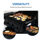 Freestyle™ 24 Inch Pre-seasoned Non-Stick Griddle, Propane