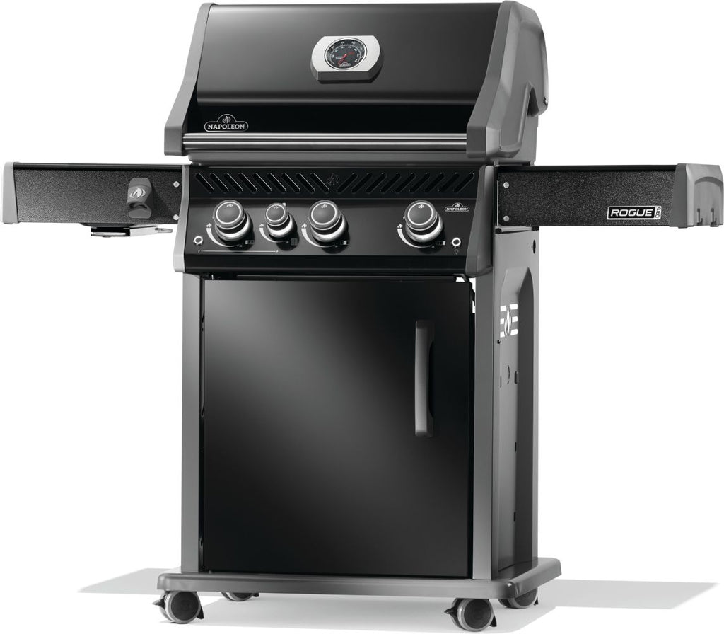 Rogue® PRO 425 Natural Gas Grill with Infrared Side Burner, Black
