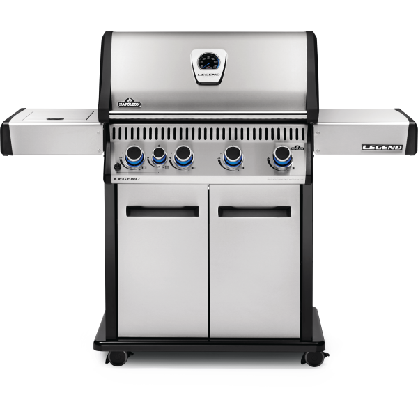 Legend LD4X Natural Gas Grill with Infrared Side Burner, Stainless Steel