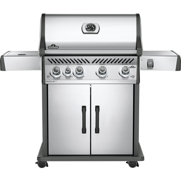 Rogue® SE 525 Natural Gas Grill with Infrared Side Burner, Stainless Steel
